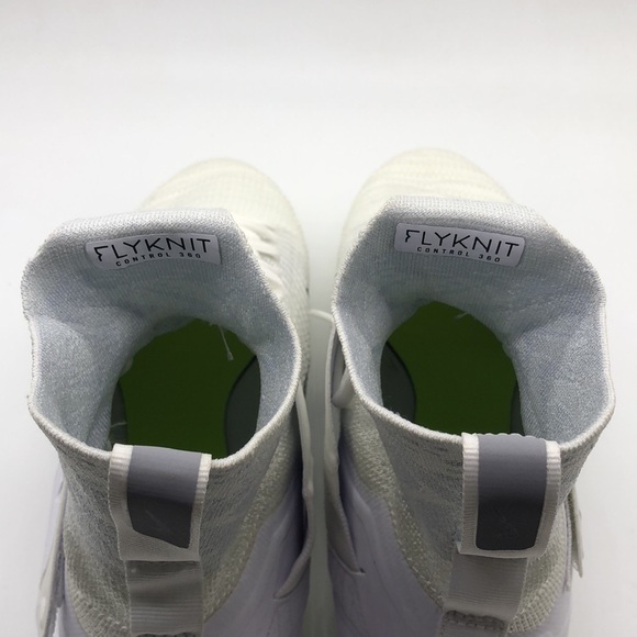 New Men's Nike Alpha Menace Elite 2 White/BlackFootball cleat AO3374-101 NWOB - Picture 6 of 6